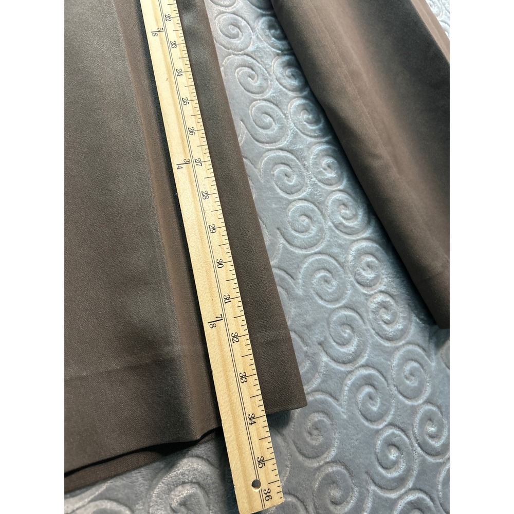 Womens Dress Pants Brown‎ Wide Leg Career Work Size 10 - Picture 3 of 6